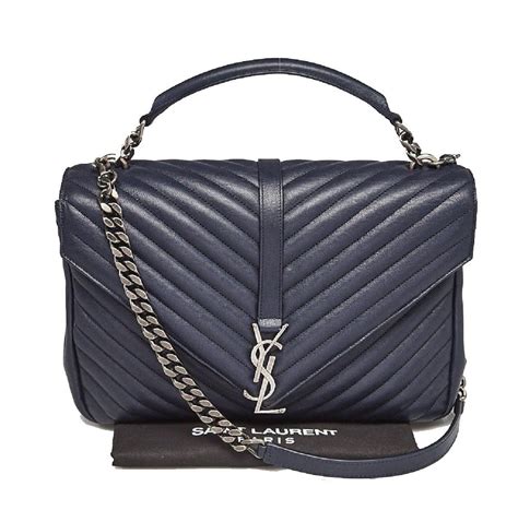 navy blue ysl bag|ysl sling bag price.